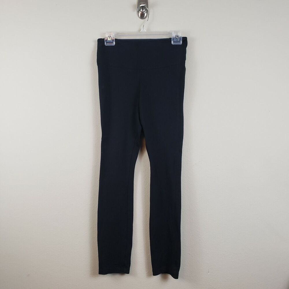White House Black Market Womens Black Elastic Waist Activewear Legging Sz‎ Small
